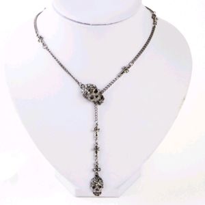 ‼️SALE‼️☠NWT Evil Beauty Skull Choker Necklace